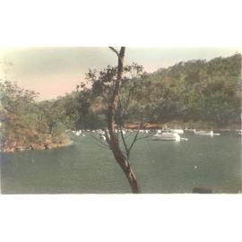 Hawkesbury River postcard, c. 1920
