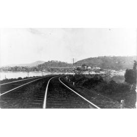 Railway causeway at Brooklyn
