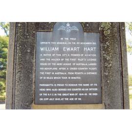 Monument to William Ewart Hart, Parramatta