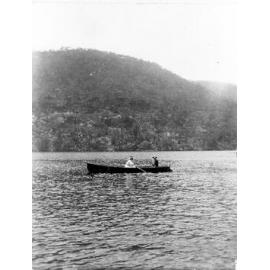 Rowboat on Hawkesbury River, c. 1900