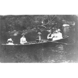 Rowboat on Hawkesbury River, c. 1900