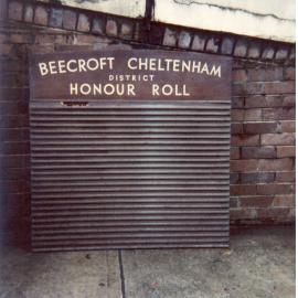 Beecroft Cheltenham District Honour Roll, c. 1990