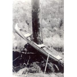 Wrecked boats at Crosslands 1942