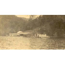 Boatshed, Berowra Creek, c. 1900 [postcard]