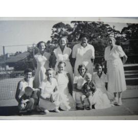 Alice Thompson's tennis court, Pennant Hills