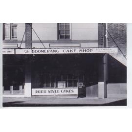 Boomerang Cake Shop, Pacific Highway, Hornsby 1957