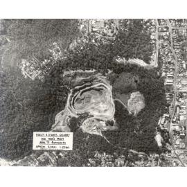 Aerial photograph of Hornsby Quarry
