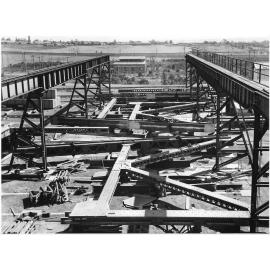 The second Hawkesbury River Railway Bridge being fabricated at Chullora