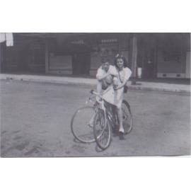 Fay Hazell in Station Street; Hornsby c.1940s