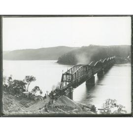 Crossing the bridge - opening of the First Hawkesbury River Railway Bridge