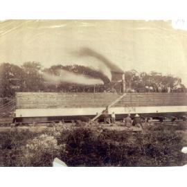 Steams up - First Hawkesbury River Railway Bridge