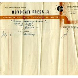 Advocate Press Pty Ltd