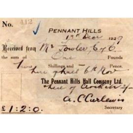 Pennant Hills Hall Company