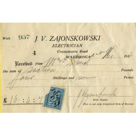 J. V. Zajonskowski, Electrician.