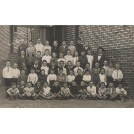 Hornsby Public School 3rd class 1923-24 with teacher "Ned" Kelly