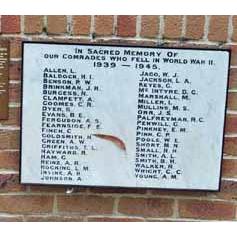 Epping War Memorial - World War Two