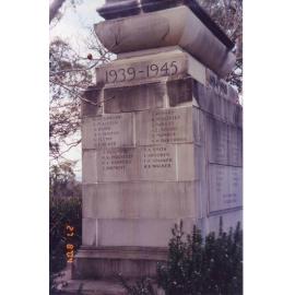 Beecroft Cenotaph - World War Two