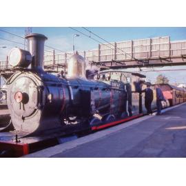 Steam Locomotive 3026 Hornsby Station, 1985