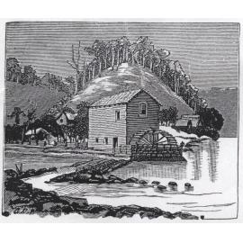 George Collingridge - woodcut, Singleton's Mill