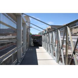 Hornsby footbridge construction