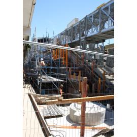 Hornsby footbridge construction