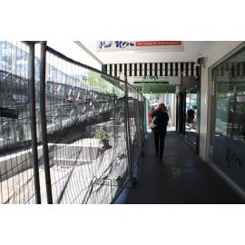 Hornsby footbridge construction