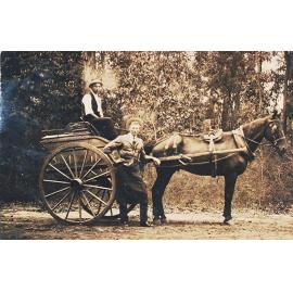 Pollards Butchery cart.