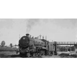 Steam Locomotive 3642 at Hornsby, 1928