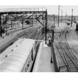 Hornsby Railway Station northern end, 1948