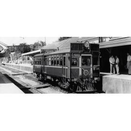 Rail Motor, Hornsby Station, 1960s