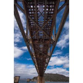 Underneath the Second Hawkesbury River Railway Bridge