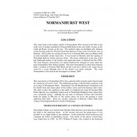 History of Normanhurst West