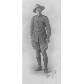 Rex Jones, of Berowra,  in his uniform