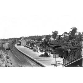 Steam train in Berowra Station