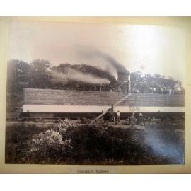 Completed pontoon - First Hawkesbury River Railway Bridge