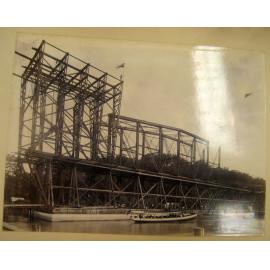 Ryland & Morses boat at the First Hawkesbury River Railway Bridge 