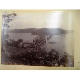 View of the first span - First Hawkesbury River Railway Bridge 