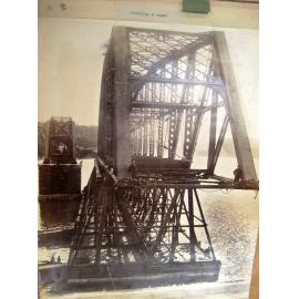 Landing a span on the First Hawkesbury River Railway Bridge