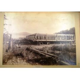Pontoon on Dangar Island - First Hawkesbury River Railway Bridge