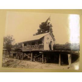 Work hut belonging to Ryland & Morse bridge contractors on Dangar Island