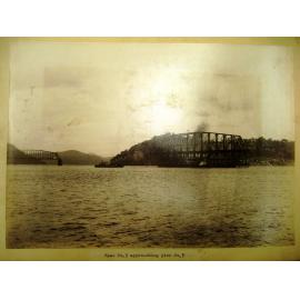 Span number 5 approaching pier number 5 - First Hawkesbury River Railway Bridge