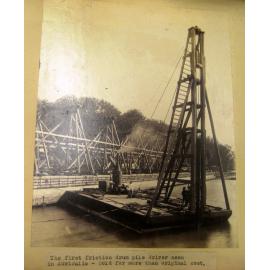 The first friction drum pile driver seen in Australia