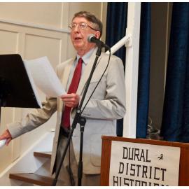 Dr. Ian Jack addressing the Dural & District Historical Society