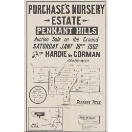 Purchase's Nursery Estate - Pennant Hills
