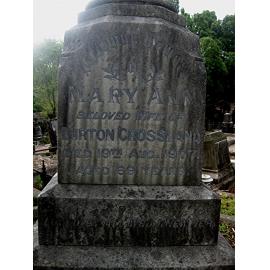 Mary Ann Crossland headstone