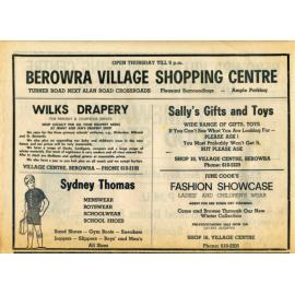 How it was done, 46 years ago - Berowra Village Shopping Centre