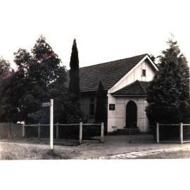 The first Thornleigh Seventh Day Adventist Church