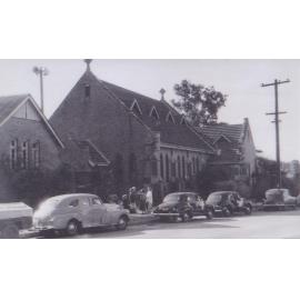St Peters Church, Hornsby on the day of Milton and Peggy Wilsons wedding