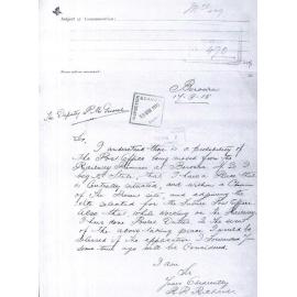 Berowra: Going Postal (an early history of the postal service in Berowra)