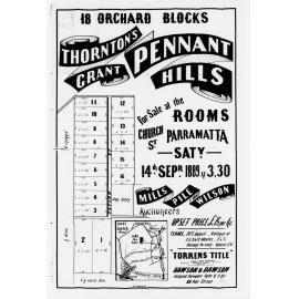 Thornton's Grant - Penant Hills